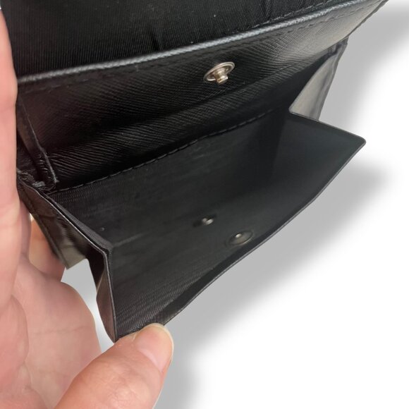 Black Prada Tessuto Nylon Trifold Wallet - Picture 10 of 12